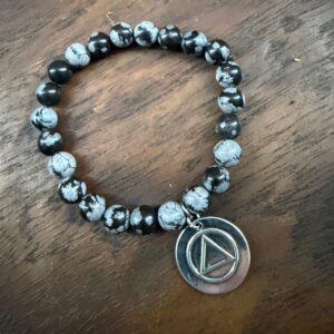Snowfall Surrender (Snowflake Obsidian)